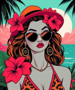 Femme Fatale Paint Numbers