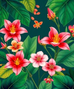 Gilded Botanicals Paint Numbers