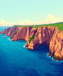 Cliffside Roar Paint Numbers