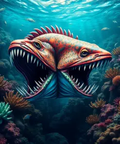 Tropical Ocean Floor Predators Paint By Numbers