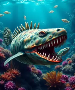 Tropical Ocean Floor Predators Paint By Numbers