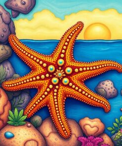 Relic Starfish Paint Numbers