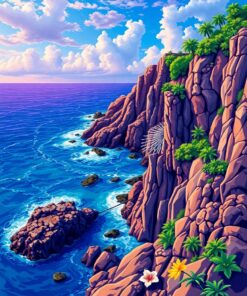 Rocky Edge Paint Numbers