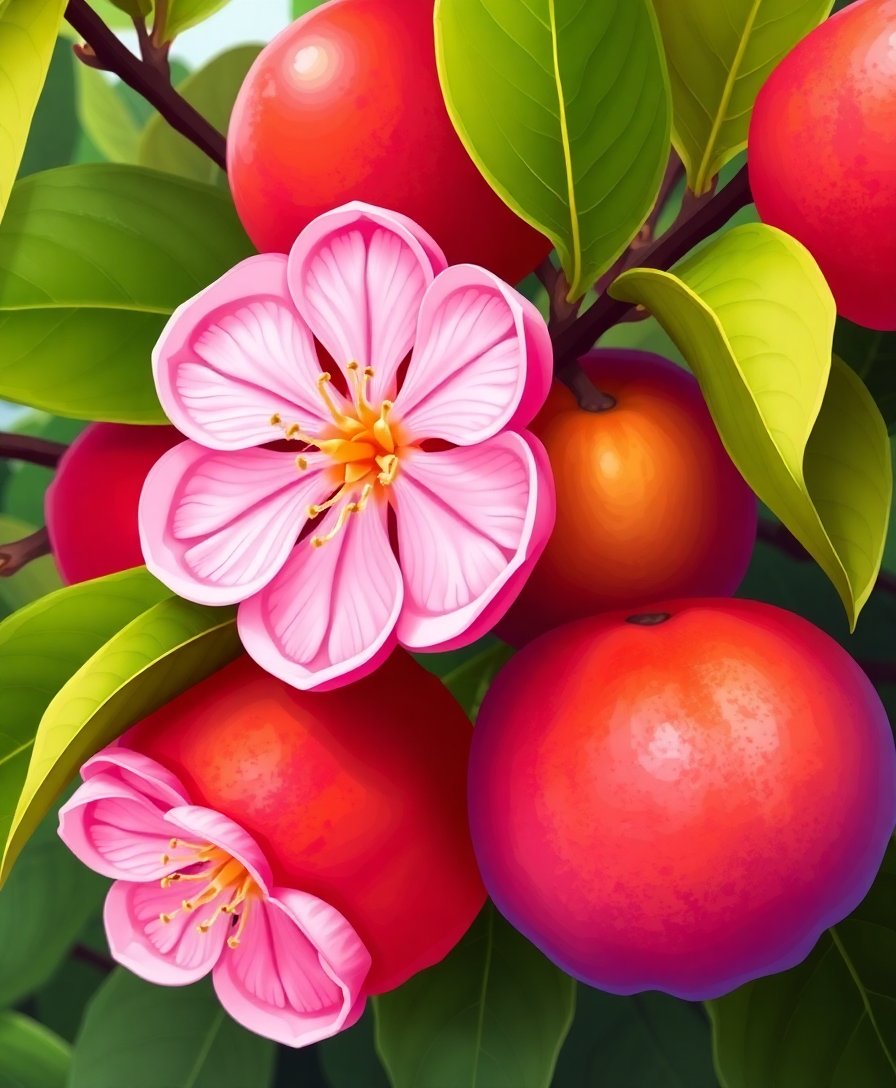 Guava Flora Paint Numbers Guava Flora Paint Numbers