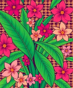 Floral Weave Paint Numbers