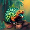 Tropical Pangolin paint by numbers