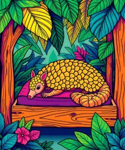 Teak Bed Paint Numbers