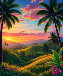 Valley Dusk Paint Numbers