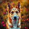 Tropical Pasture Cattle Dog Paint By Numbers