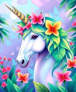 Horn Blooms Paint Numbers