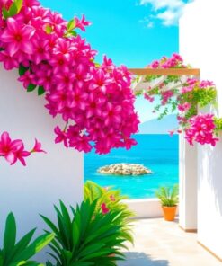 Blossoms Entrance Paint Numbers