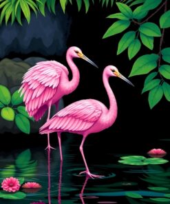 Wading Birds Paint Numbers