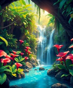 Plant Oasis Paint Numbers