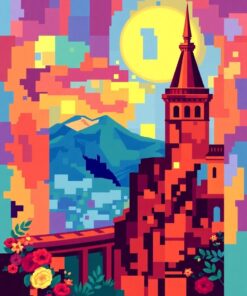 Cafe View Paint Numbers