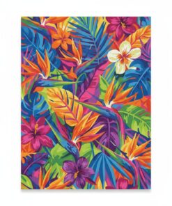 Tropical Plumes In Bloom Paint By Numbers