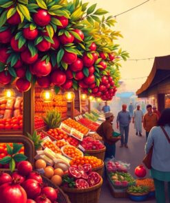 Market Glow Paint Numbers