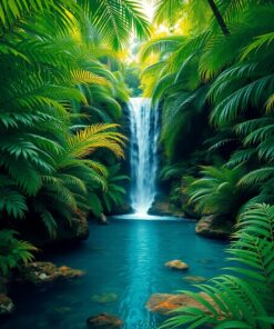 Beneath Ferns Paint Numbers