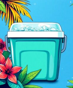 Tropical Pop Art Cooler Paint By Numbers