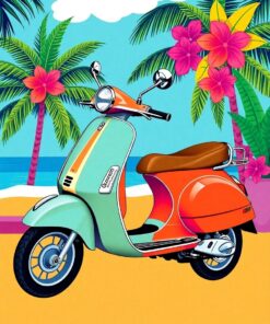 Art Scooter Paint Numbers