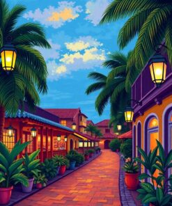 Lantern Walk Paint Numbers