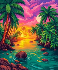 River Peril Paint Numbers