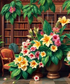 Antique Library Paint Numbers