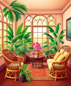 Parlor Scene Paint Numbers