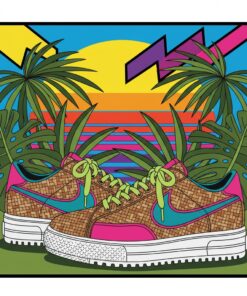 Tropical Rattan Retro Kicks Paint By Numbers