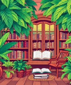 Reading Nook Paint Numbers