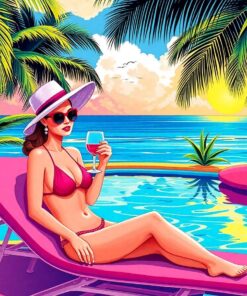 Poolside Glamour Paint Numbers