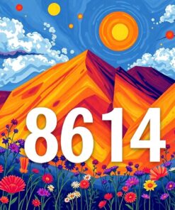 Rearview Sunset Paint Numbers