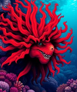 Ocean Cloak Paint Numbers