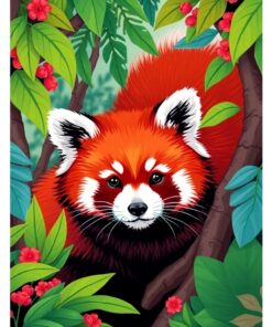 Panda Canopy Paint Numbers