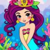 Sea Princess Paint Numbers