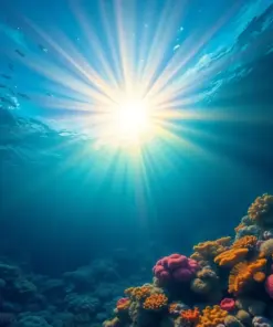 Tropical Reef Sunbeams Paint By Numbers