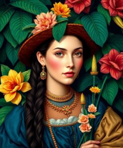 Renaissance Botanist Paint Numbers