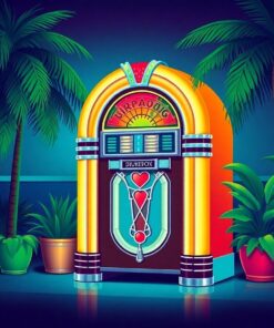Jukebox Nights Paint Numbers