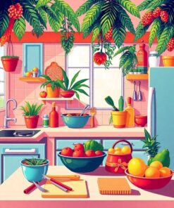 Kitchen Prep Paint Numbers