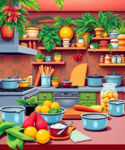 Kitchen Prep Paint Numbers