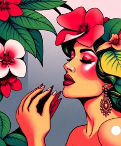 Ruby Kiss Paint Numbers