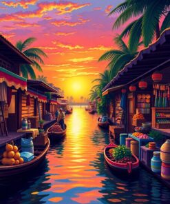 Merchant Sunrise Paint Numbers