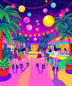 Disco Nights Paint Numbers