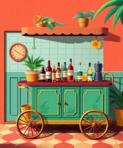 Bar Cart Paint Numbers