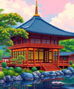 Tea Pavilion Paint Numbers