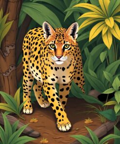 Serval Stalking Paint Numbers