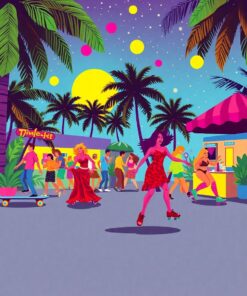 Skate Scene Paint Numbers