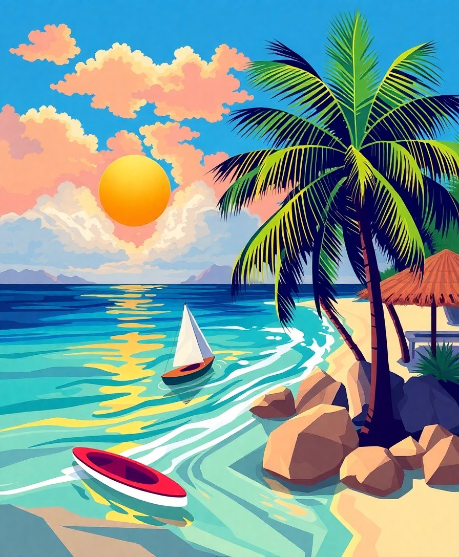 Retro Cubism Paint Numbers Retro Cubism Paint Numbers