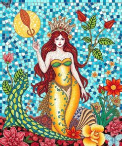 Antique Mosaic Paint Numbers