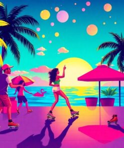 Skater Paradise Paint Numbers