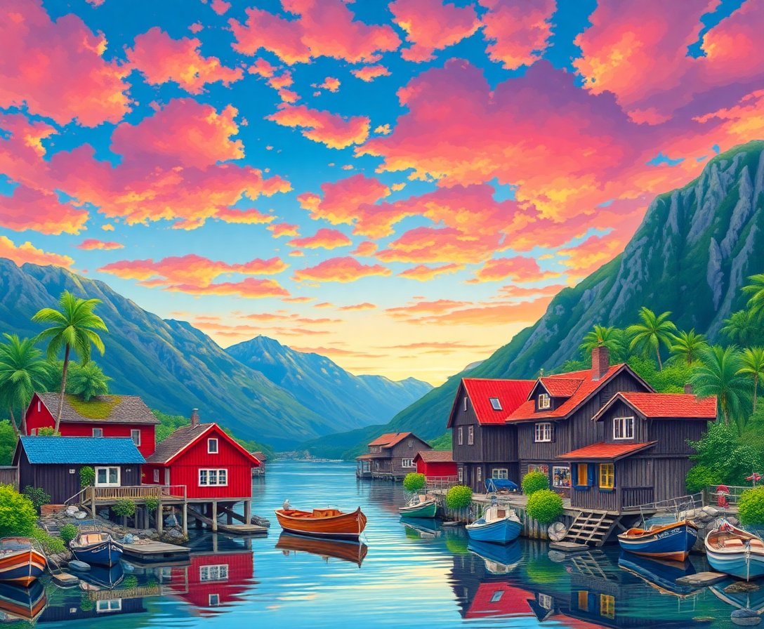 Scandinavian Haven Paint Numbers Scandinavian Haven Paint Numbers